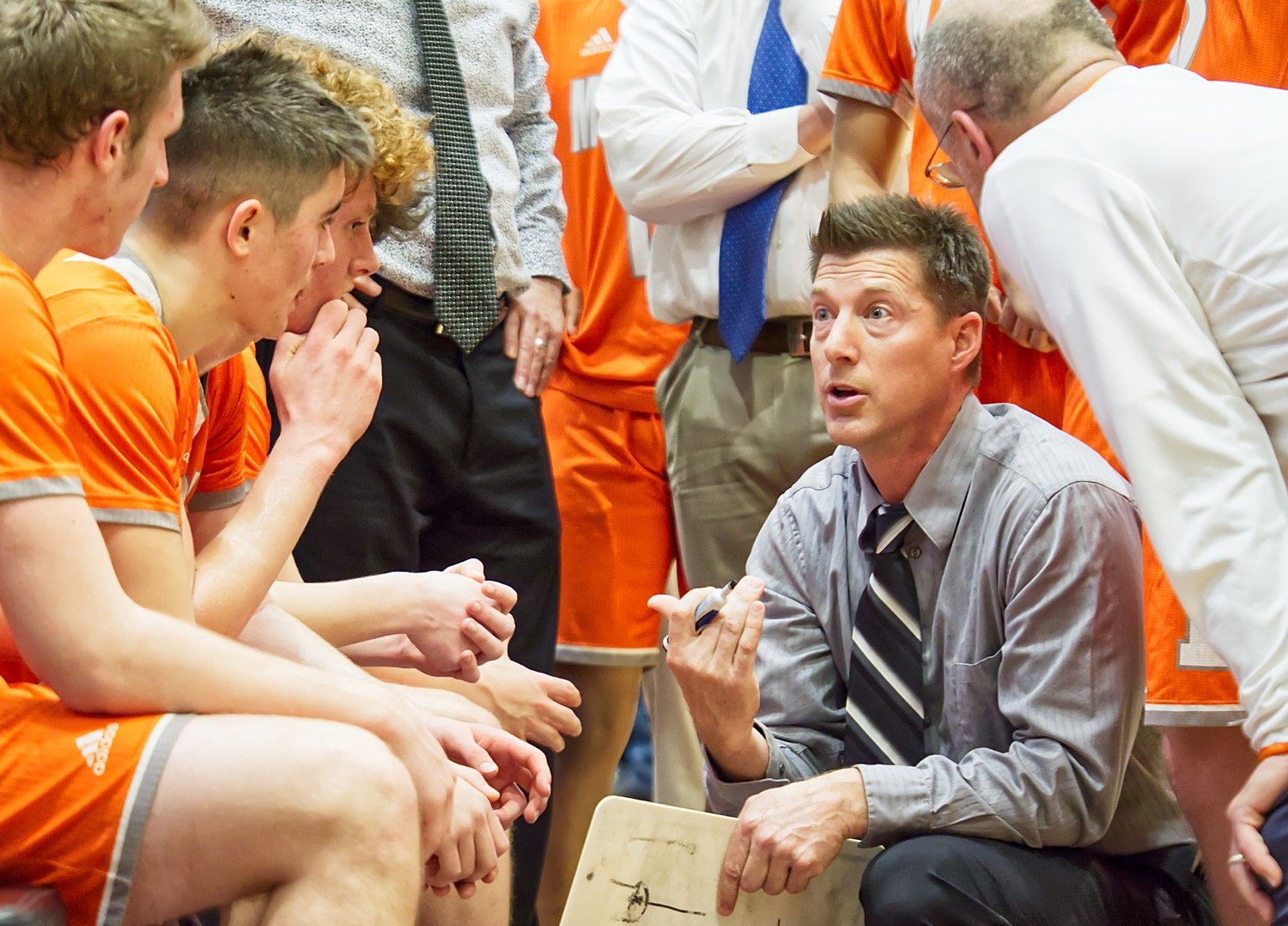 Mineola head basketball coach Ryan Steadman was honored as District 12-3A boys coach of the year.